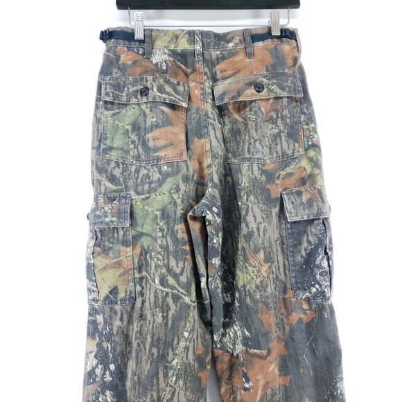 Field Staff Mens 28x30 Mossy Oak Camouflage Cargo Pants Outdoor Hunting Wear - Picture 4 of 9